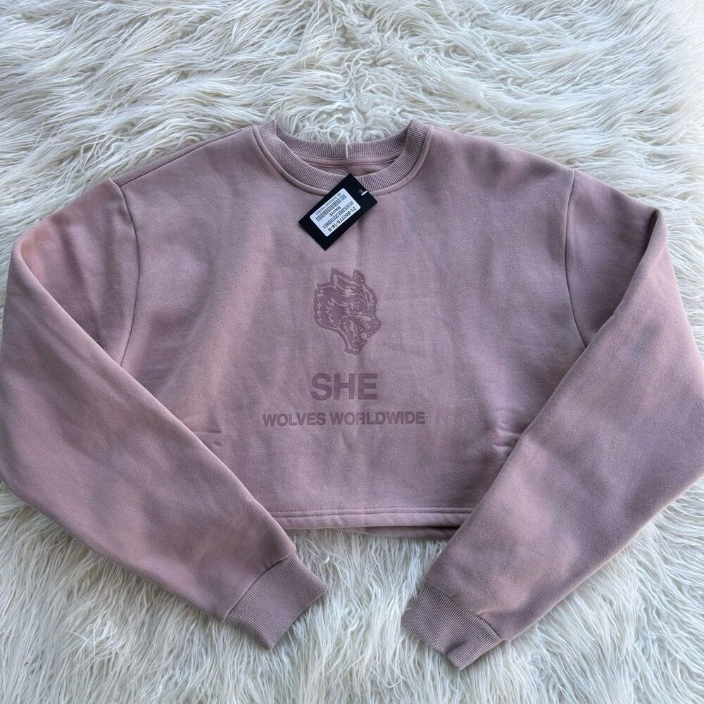 Darc Sport SHE Wolves Worldwide Crewneck Mauve Size Small